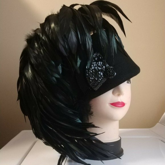 Gorgeous Black Hat By Deborah of New York main image 5